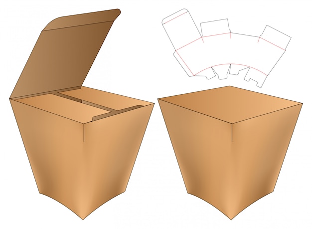 Conception De Modèle Découpé Sous Emballage.