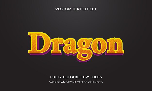 Conception de modèle d'effet de texte vectoriel 3D