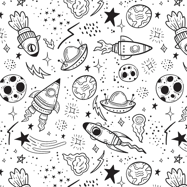 Conception de modèle d'espace dessiné à la main