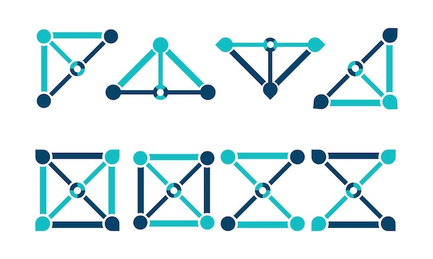 Conception de modèle d'étapes d'infographie moderne