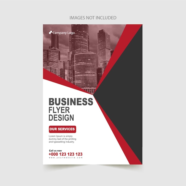 conception de modèle de flyer d&#39;affaires