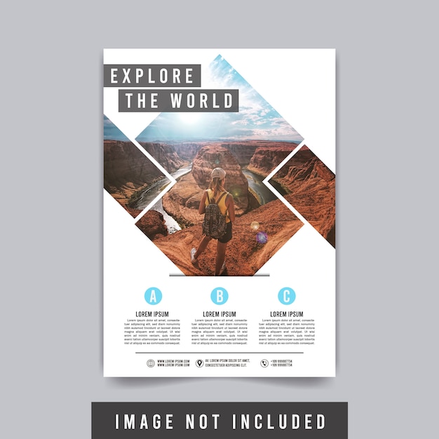 conception de modèle de flyer