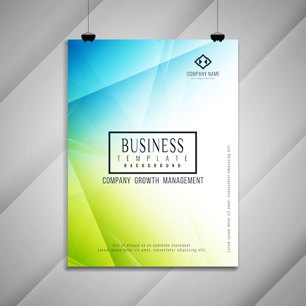 Conception De Modèle Géométrique Abstrait Business Brochure