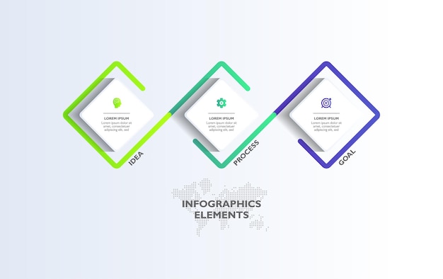 Conception De Modèle D'infographie De Diagramme Réaliste