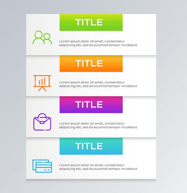 Conception de modèle d'infographie