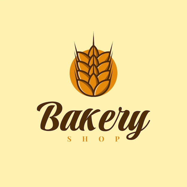 Conception de modèle de logo de boulangerie