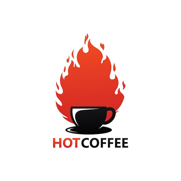 Conception De Modèle De Logo De Café Chaud