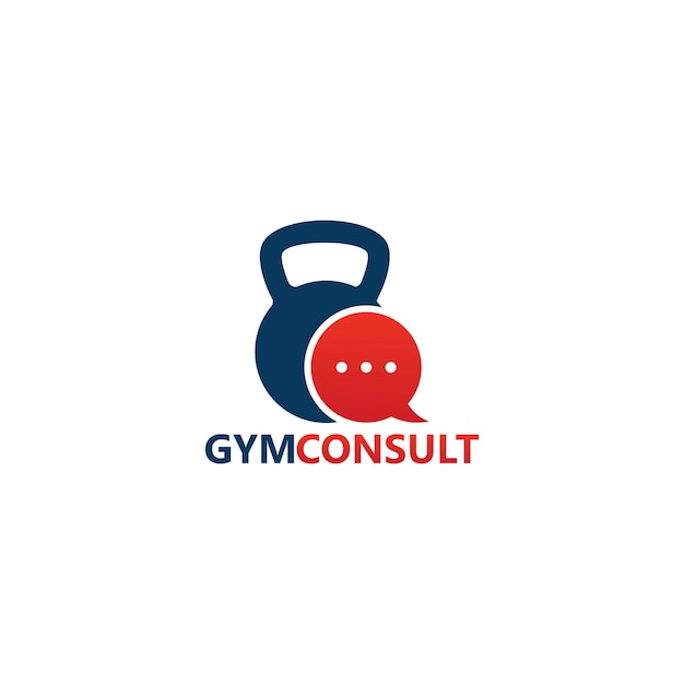 Conception De Modèle De Logo De Consultation De Gym