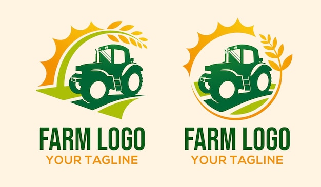 Conception De Modèle De Logo De Ferme