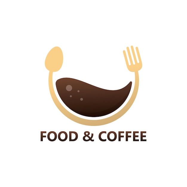 Conception De Modèle De Logo De Nourriture Et De Café