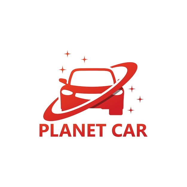 Conception De Modèle De Logo De Voiture Planète