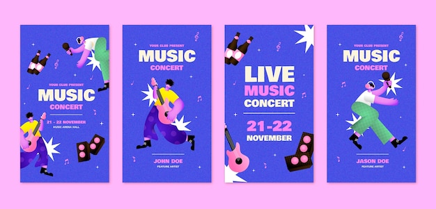 Conception d'un modèle de musique en gradient