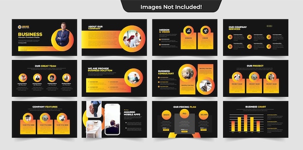 Conception de modèle PowerPoint d'entreprise