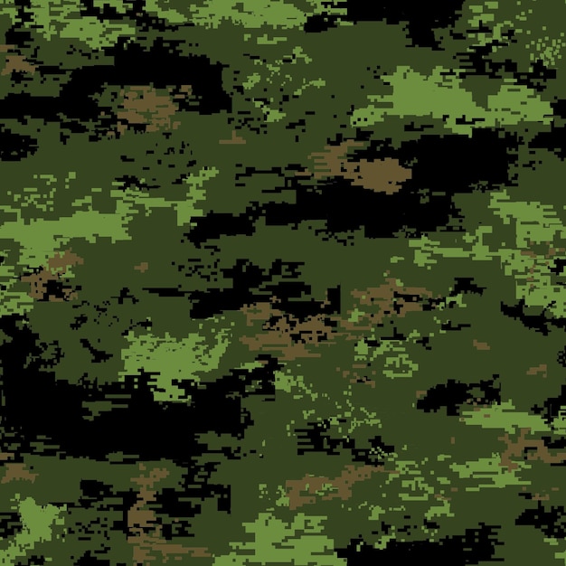 Vecteur conception de modèle sans couture de camouflage numérique cadpat