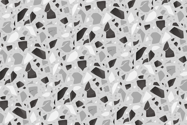 Conception De Modèle De Terrazzo Monochromatique