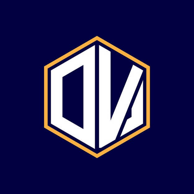 Vecteur conception moderne du logo à lettres