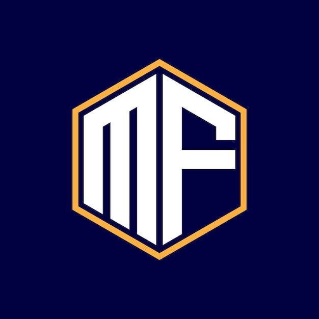 Vecteur conception moderne du logo à lettres