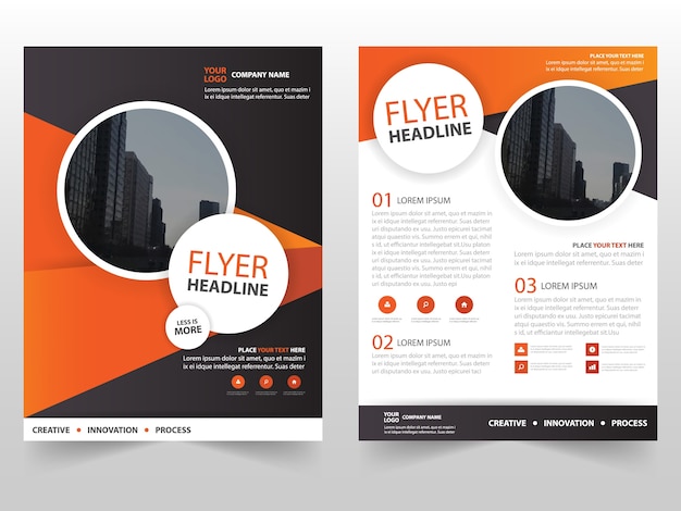 Conception Moderne De Flyer D'affaires