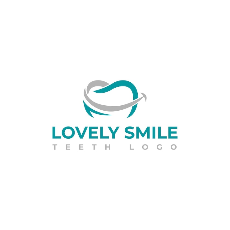 Vecteur une conception moderne de logo dentaire ou dentaire pour un dentiste ou une clinique dentaire