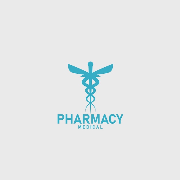 conception moderne simple de logo de clinique médicale de pharmacie