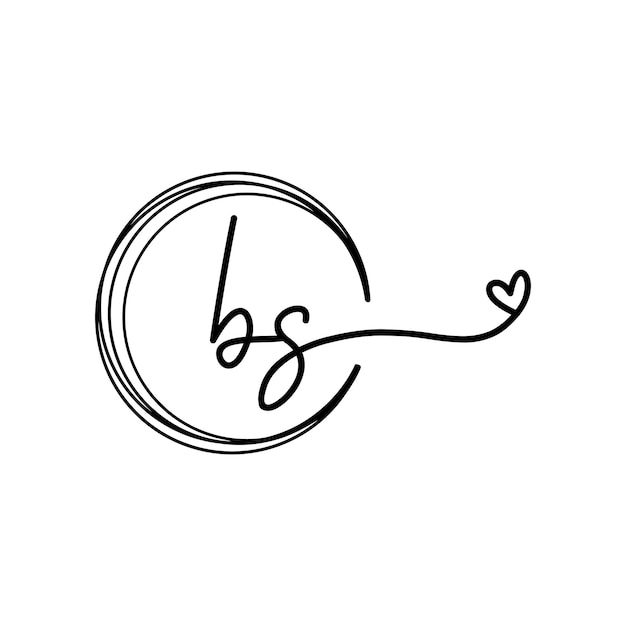 Conception De Monogramme Lettre Bs