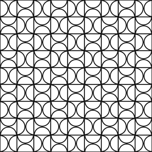 Conception De Mosaïque Simple Motif Géométrique Sans Soudure De Vecteur