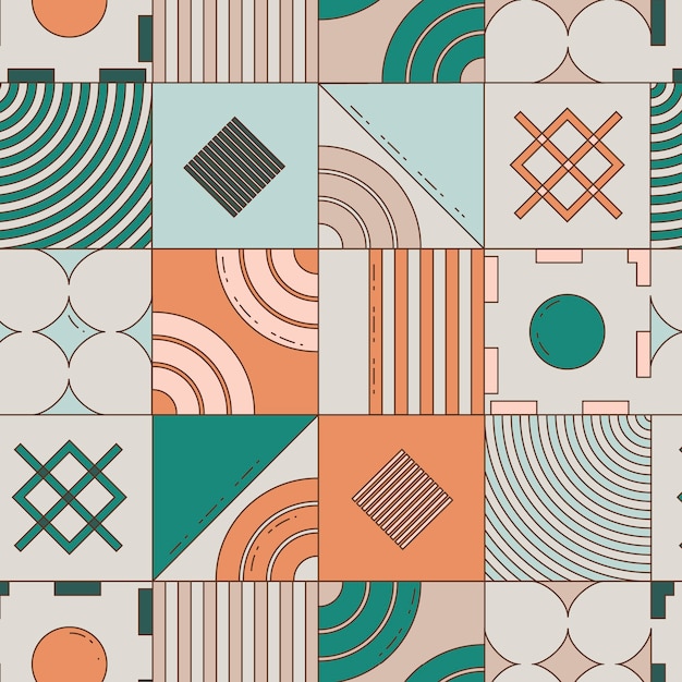 Conception de motif de palette de couleurs en sourdine