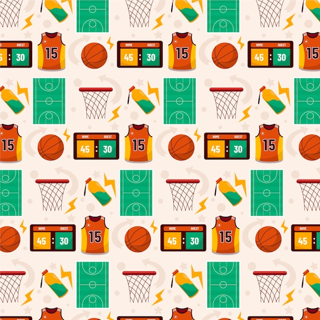 Conception de motifs de basket-ball