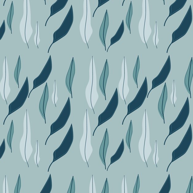 Conception De Motifs De Feuilles D'eucalyptus