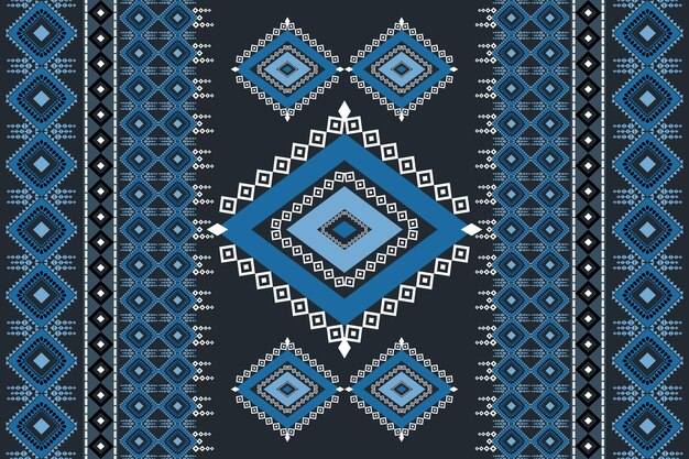 Conception de motifs géométriques ethniques et traditionnels sans couture pour la texture et le tissu