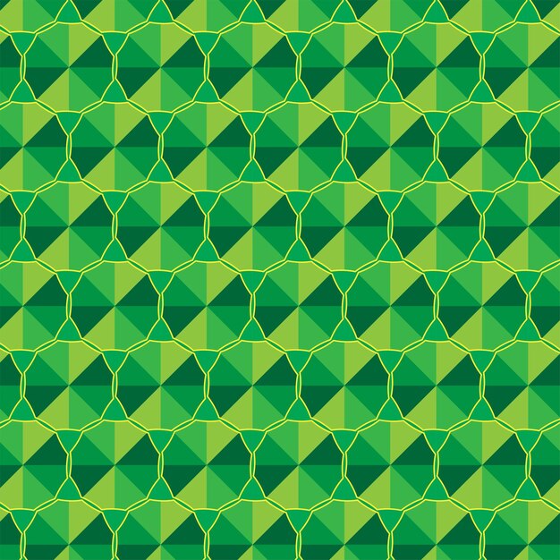 Conception de motifs géométriques verts sans couture pour l'impression sur tissu