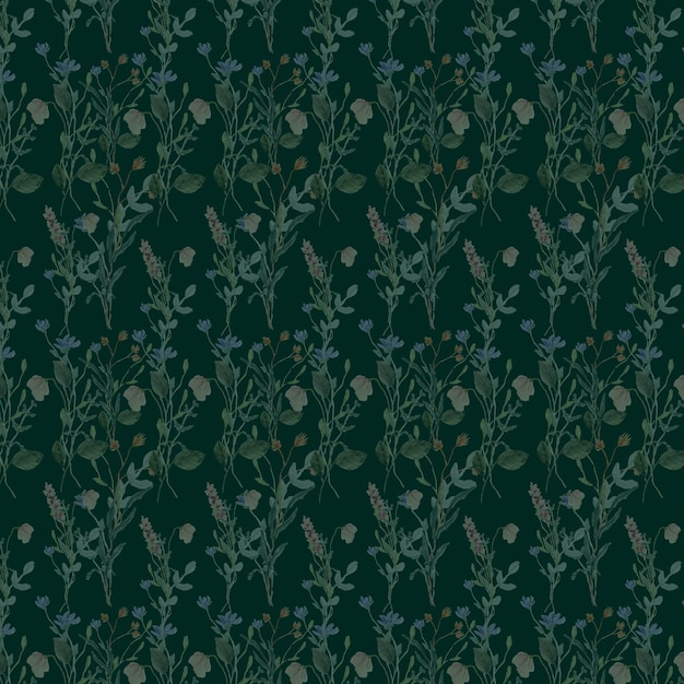 Vecteur conception de motifs sans couture florale vectorielle