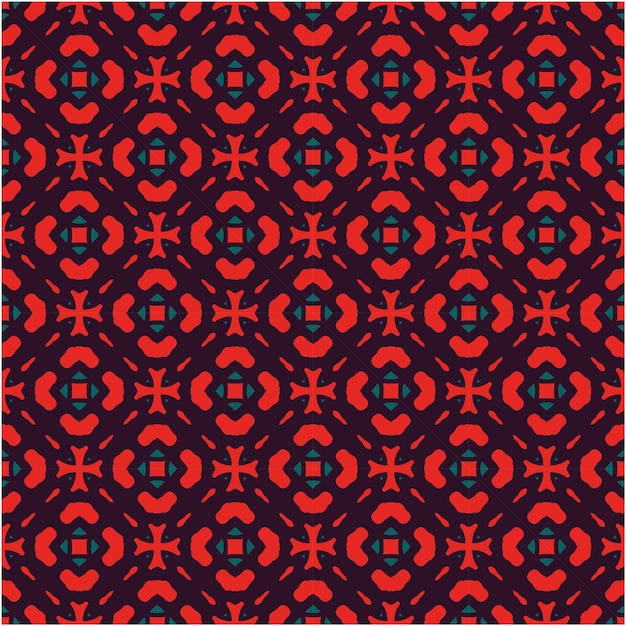 Conception de motifs sans couture de style abstrait