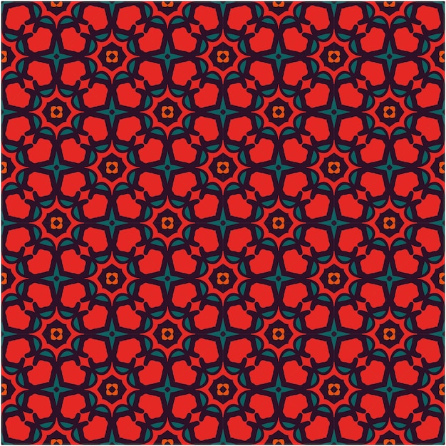 Conception de motifs sans couture de style abstrait