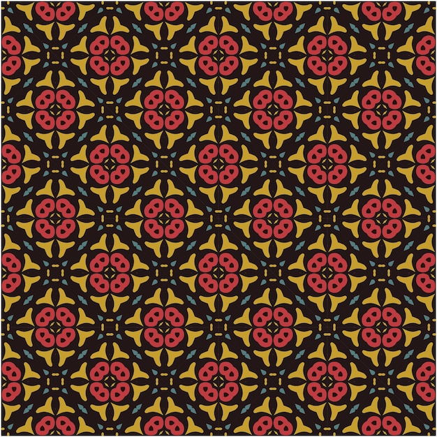 Conception de motifs sans couture de style abstrait