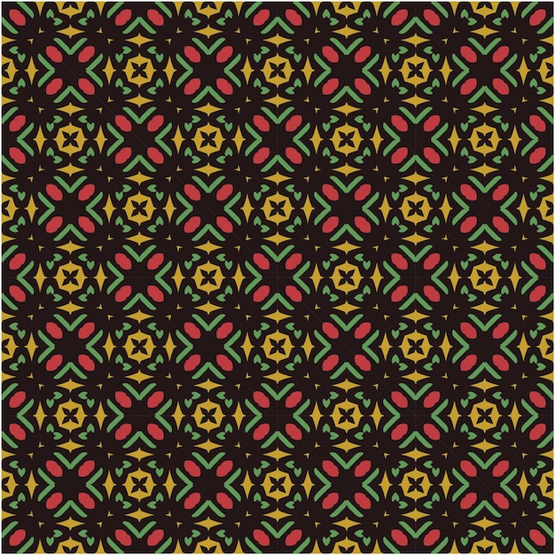 Conception de motifs sans couture de style abstrait