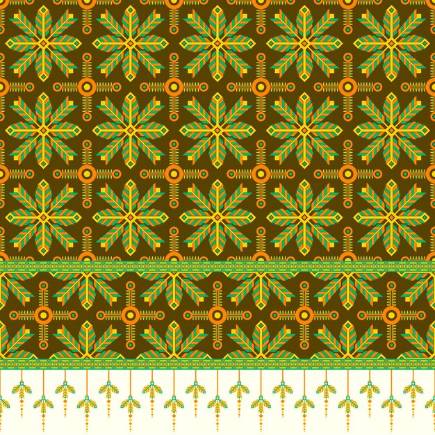 conception de motifs suspendus de feuilles et de buissons pour l'arrière-plan, la moquette, le papier peint, les vêtements et l'emballage.