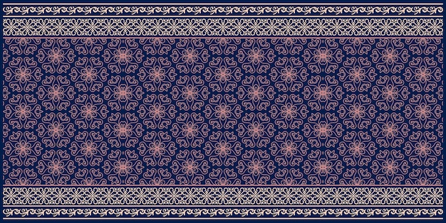Conception de motifs textiles Dupatta