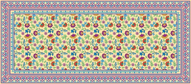 Conception de motifs textiles Dupatta