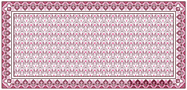 Conception de motifs textiles Dupatta