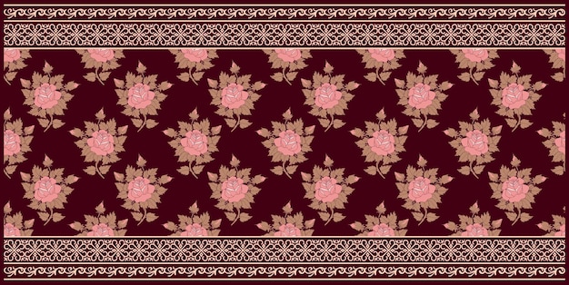 Conception de motifs textiles Dupatta