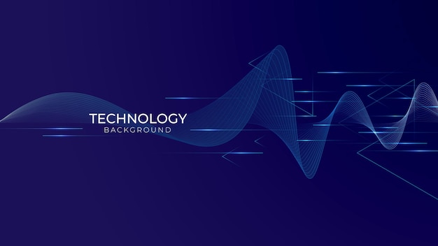 Conception De Mouvement à Grande Vitesse De Fond Technologique