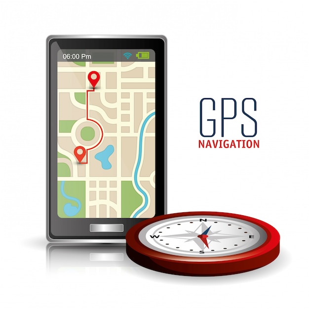 Conception de navigation GPS