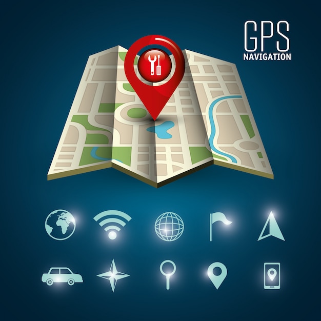 Conception de navigation GPS