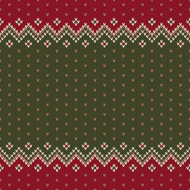 Conception De Noël Fond Tricoté Avec Une Place Pour Le Texte Imitation De Texture De Pull En Tricot De Laine