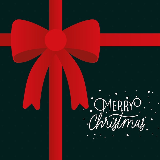 Conception de noeud papillon joyeux Noël.
