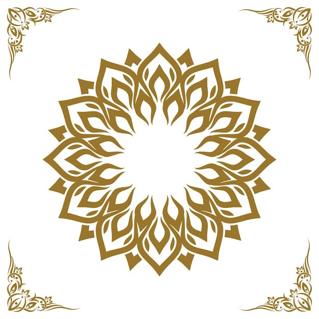 Conception d'or sur fond blanc