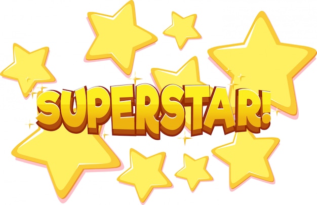 Conception De Polices Pour Word Superstar