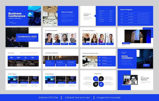 Conception de présentation PowerPoint de conférence