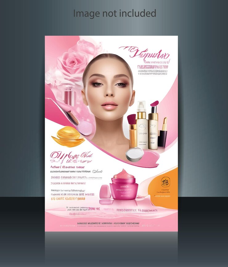 Vecteur conception de produits de beauté